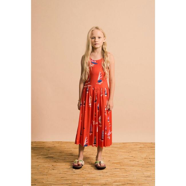 BARCOS DRESS, RED - Dresses - 3