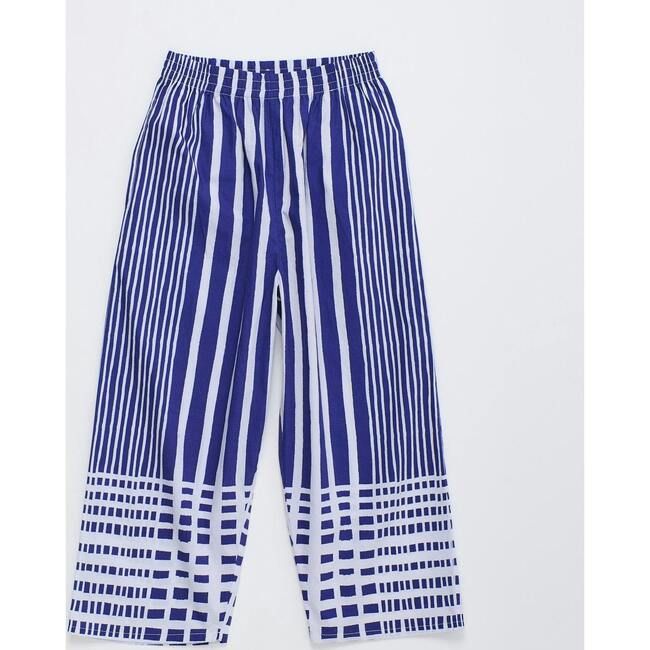 BALI STRIPED PANTS, BLUE & WHITE