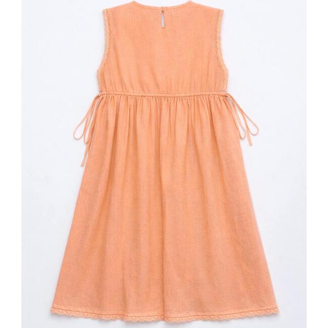 BIRDS EMBROIDERED DRESS, PEACH - Dresses - 7