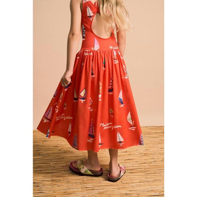 BARCOS DRESS, RED - Dresses - 4
