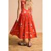 BARCOS DRESS, RED - Dresses - 4 - thumbnail
