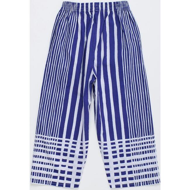 BALI STRIPED PANTS, BLUE & WHITE
