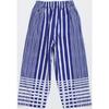 BALI STRIPED PANTS, BLUE & WHITE - Pants - 2