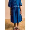 BARCOS EMBROIDERED DRESS, BLUE - Dresses - 4