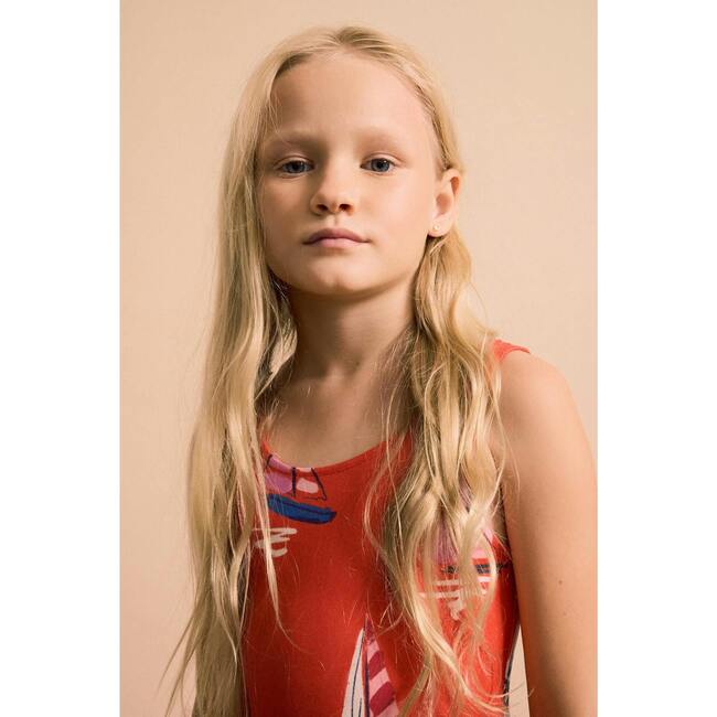 BARCOS DRESS, RED - Dresses - 5