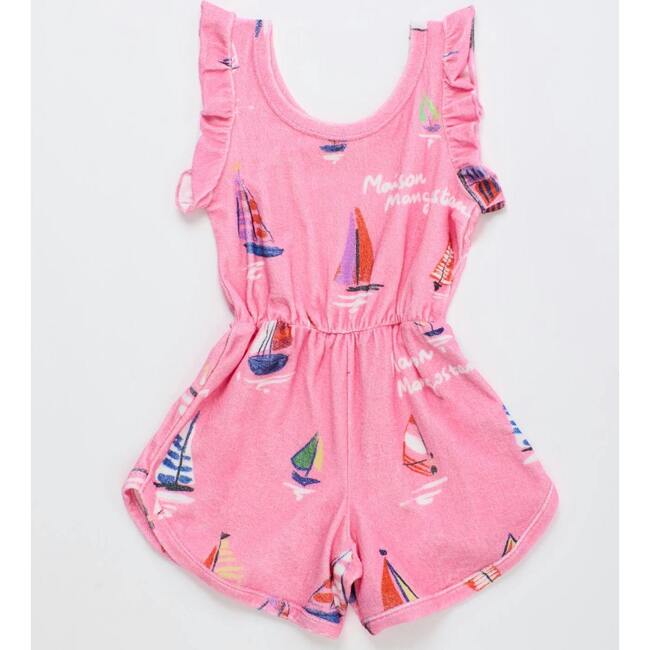 BARCOS TOWEL JUMPSUIT, PINK