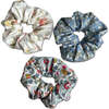 LuluLuvs Scrunchies, Liberty of London Blue Florals Bundle Set - Hair Accessories - 1 - thumbnail