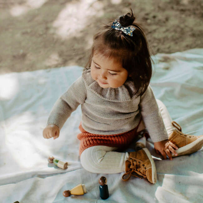 LuluLuvs Petal Bows, Olive/Yellow Bundle Set