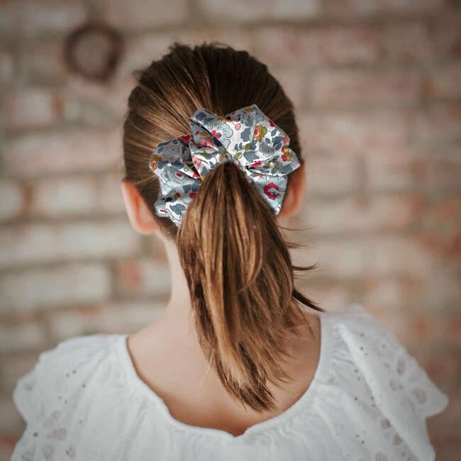 LuluLuvs Scrunchies, Liberty of London Blue Florals Bundle Set - Hair Accessories - 3