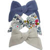 LuluLuvs Baby Tied Bows, Blue Bundle Set - Hair Accessories - 1 - thumbnail