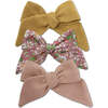 LuluLuvs Baby Tied Bows, Pink/Yellow Bundle Set - Hair Accessories - 1 - thumbnail