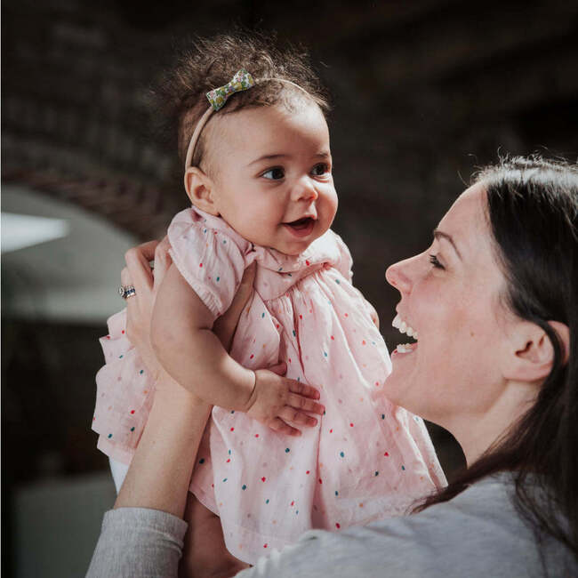 LuluLuvs Itty Bitty Bow Baby Headbands, Olive/Yellow Bundle Set
