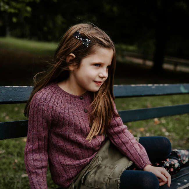 LuluLuvs Petal Bows, Pink/Yellow Bundle Set - Hair Accessories - 4