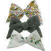 LuluLuvs Baby Tied Bows, Olive/Yellow Bundle Set - Hair Accessories - 1 - thumbnail