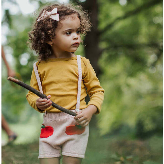 LuluLuvs Baby Tied Bows, Pink/Yellow Bundle Set