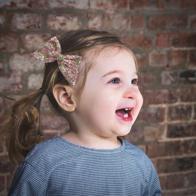 LuluLuvs Baby Tied Bows, Pink/Yellow Bundle Set - Hair Accessories - 4