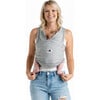 Baby Carrier, Heather Gray - Carriers - 1 - thumbnail