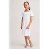 Girls Juliette Nightgown in White - Nightgowns - 2 - thumbnail