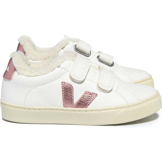 VEJA Esplar Winter Fleece Sneakers, Pearl Pink