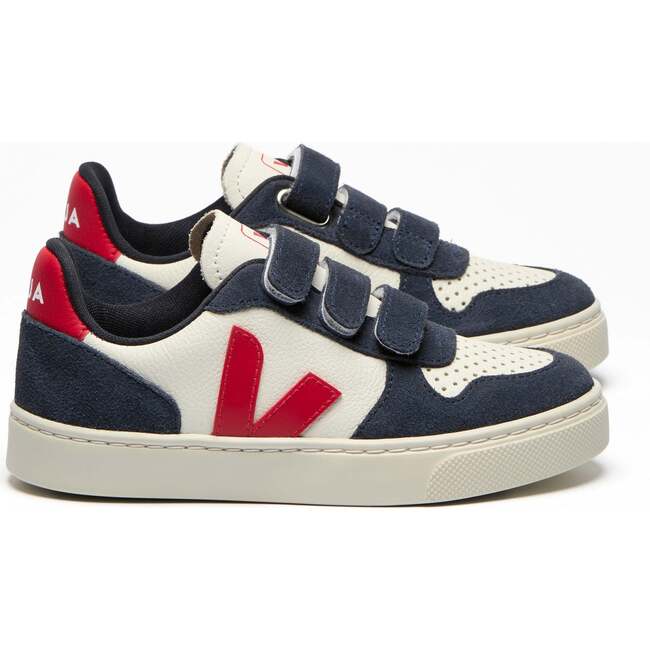 VEJA V-10 Chromefree Leather Sneakers, Nautical