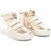 VEJA V-10 High Top Velcro Sneakers, Platine - Sneakers - 2 - thumbnail