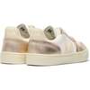 VEJA V-10 Leather Laces Sneakers, Golden - Sneakers - 2 - thumbnail