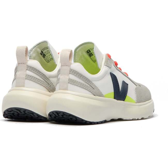 VEJA Canary Leather Sneakers, Neon Nautical