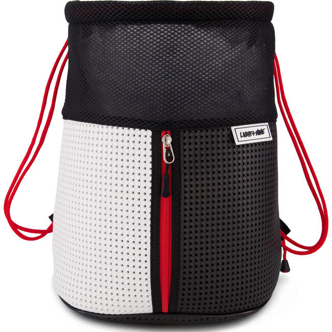 Sophy Zippered Sling Backpack, Red Classic - Backpacks - 4