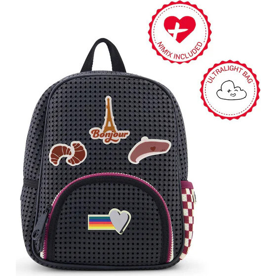 Little Starter Backpack, Checkered Brick & Nimix Paris Set of 3
