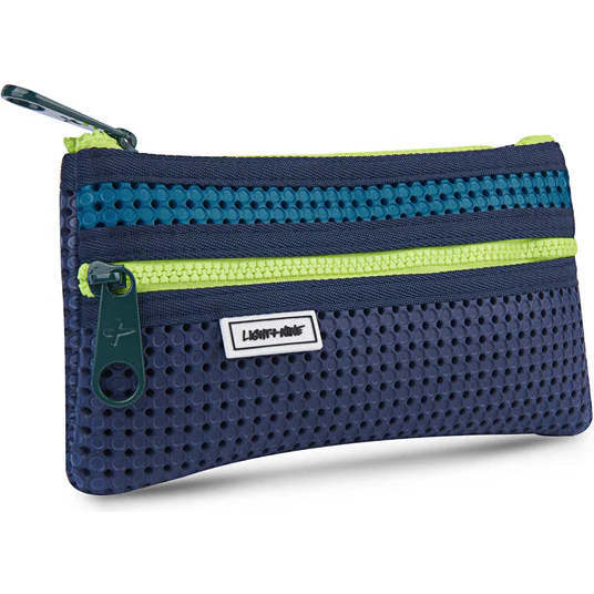 Flat Pencil Pouch, Surf Lime