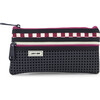 Flat Pencil Pouch, Checkered Brick - Bags - 1 - thumbnail