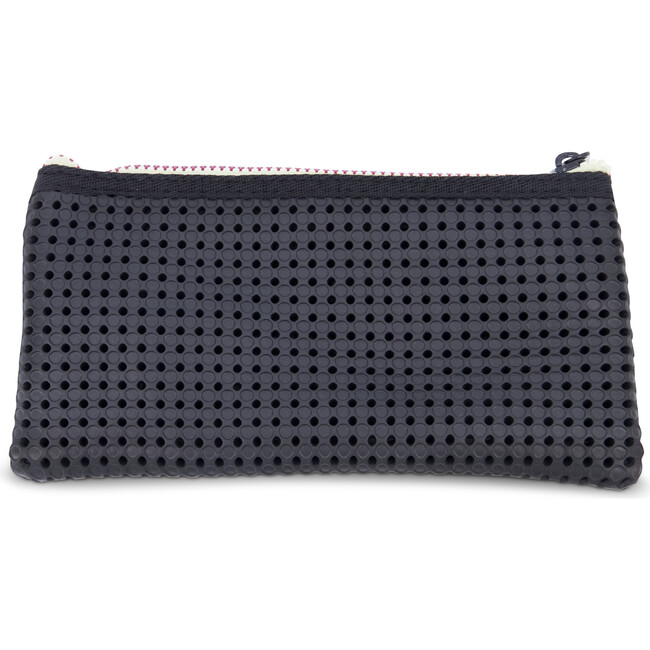 Flat Pencil Pouch, Checkered Brick - Bags - 2