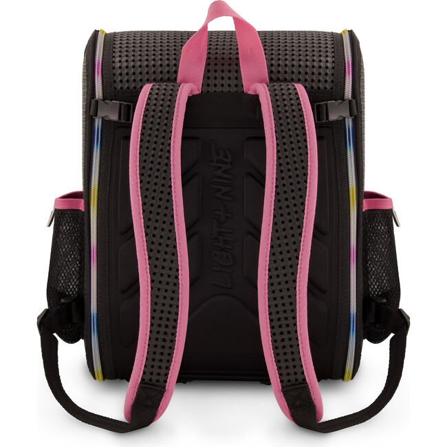 Student Backpack, Rainbow Pink - Backpacks - 3