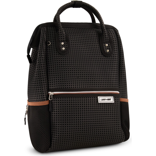 Tweeny Tall Backpack, Checkered Black - Backpacks - 4