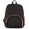 Little Miss Backpack, Checkered Black - Backpacks - 1 - thumbnail