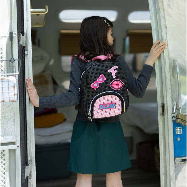 Little Miss Backpack, Rainbow Pink