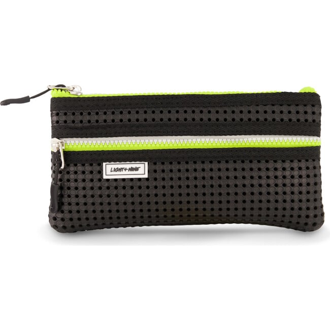 Flat Pencil Pouch, Electric Blue