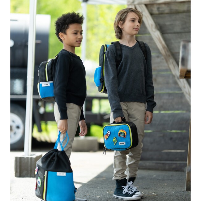 Lunch Tote, Electric Blue - Lunchbags - 2