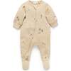 Embroidered Fleece Footie Farm Friends Broderie - Rompers - 1 - thumbnail