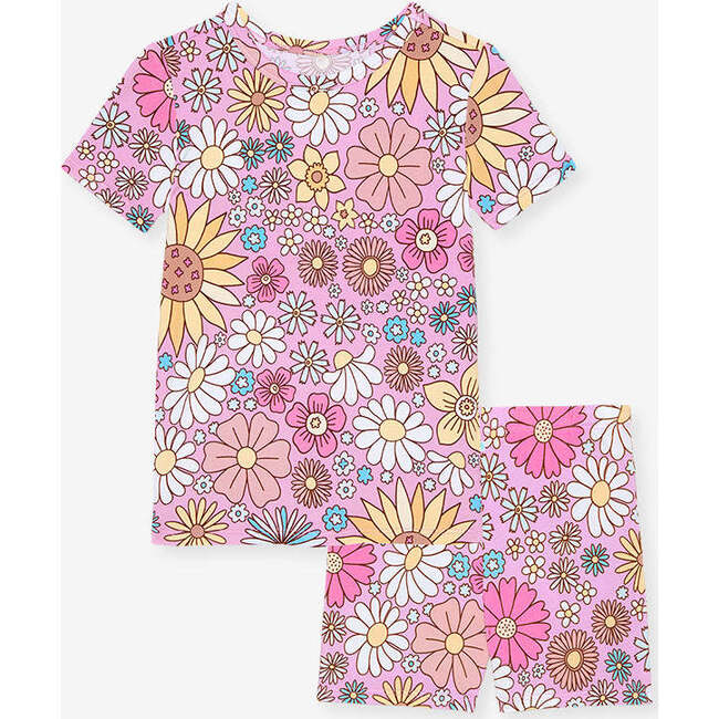 Presley Pink Classic Pajama Short Set Pink