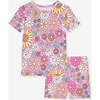 Presley Pink Classic Pajama Short Set Pink - Pajamas - 1 - thumbnail