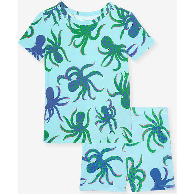 Oscar Classic Pajama Short Set Blue