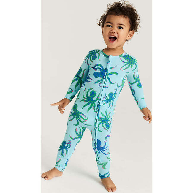 Oscar Convertible One Piece Blue - Rompers - 3