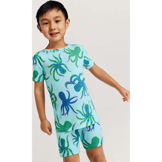 Oscar Classic Pajama Short Set Blue