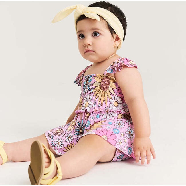 Presley Pink Smocked Babydoll Set - Mixed Apparel Set - 4