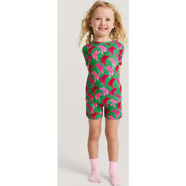 Le Tigre Green Classic Pajama Short Set Green - Pajamas - 4