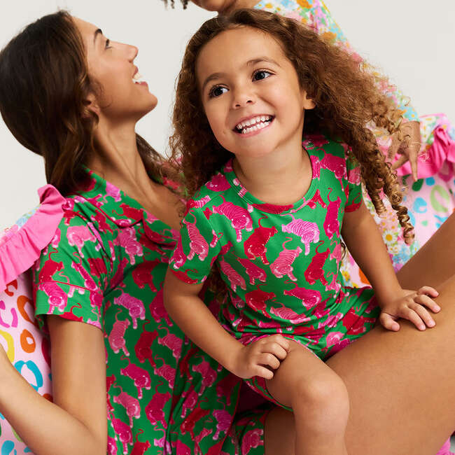 Le Tigre Green Classic Pajama Short Set Green - Pajamas - 5