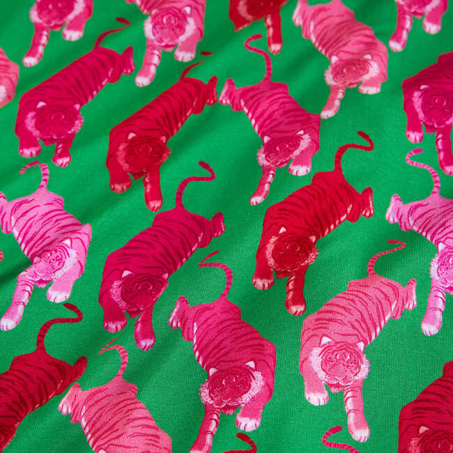 Le Tigre Green Women's Luxe Pajama Short Set Green - Pajamas - 5