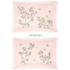 Single Bed Pillow Cover, In Bloom Pink - Pillowcases - 1 - thumbnail