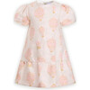 Lucie Dress, HAB Jacquard Pink - Dresses - 1 - thumbnail